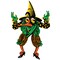 Beistle 34in. Vintage Halloween Jointed Witch Goblin - 12 Pack